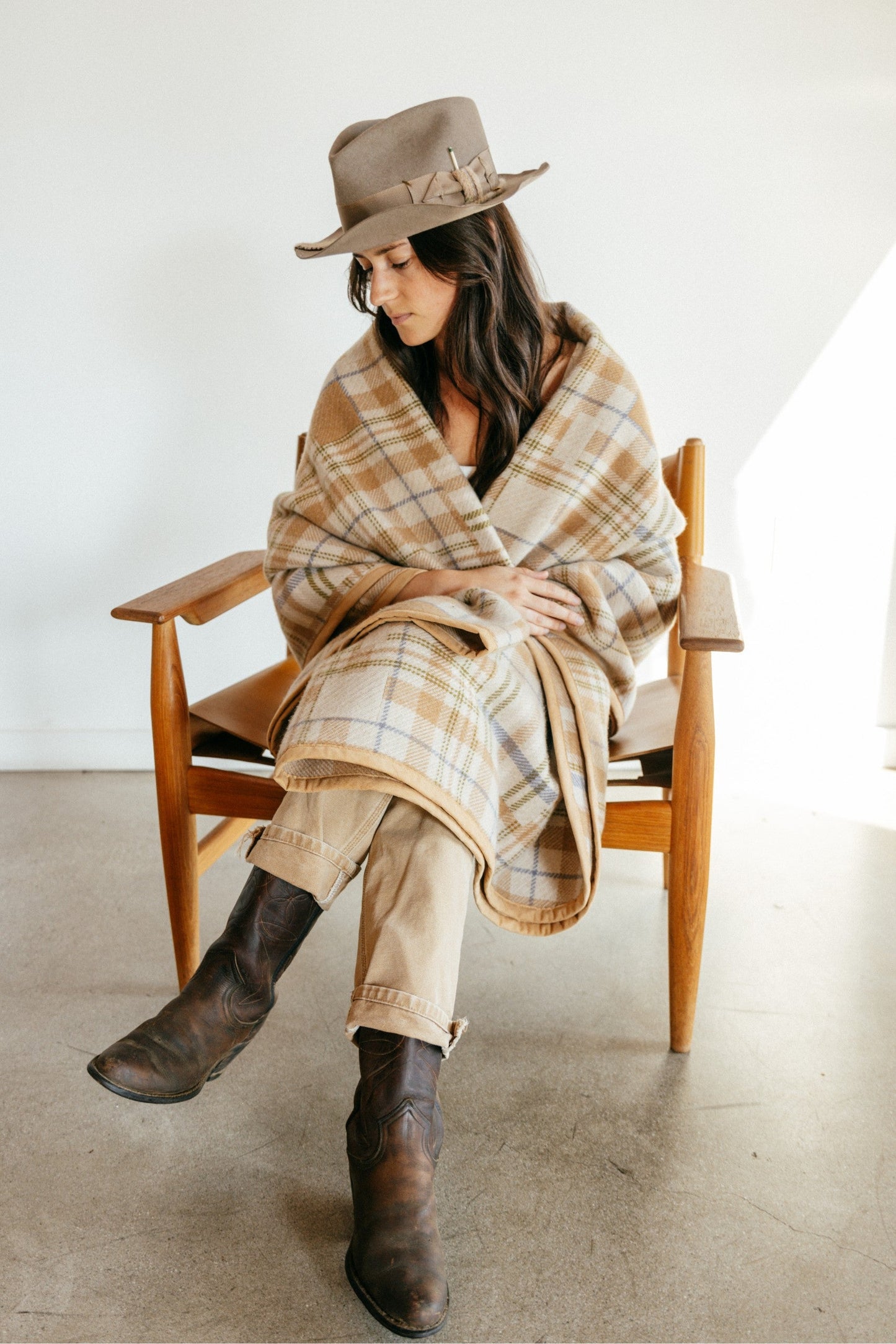 Cashmere Rain Drop Fedora