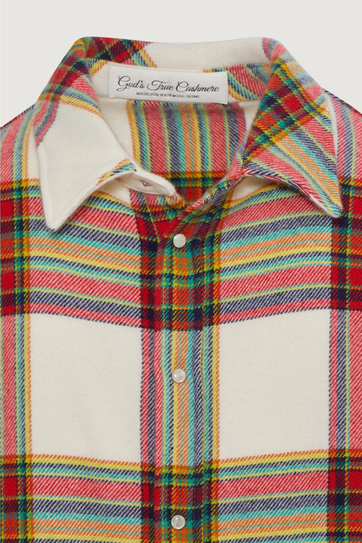 Happy Tartan Cashmere Shirt