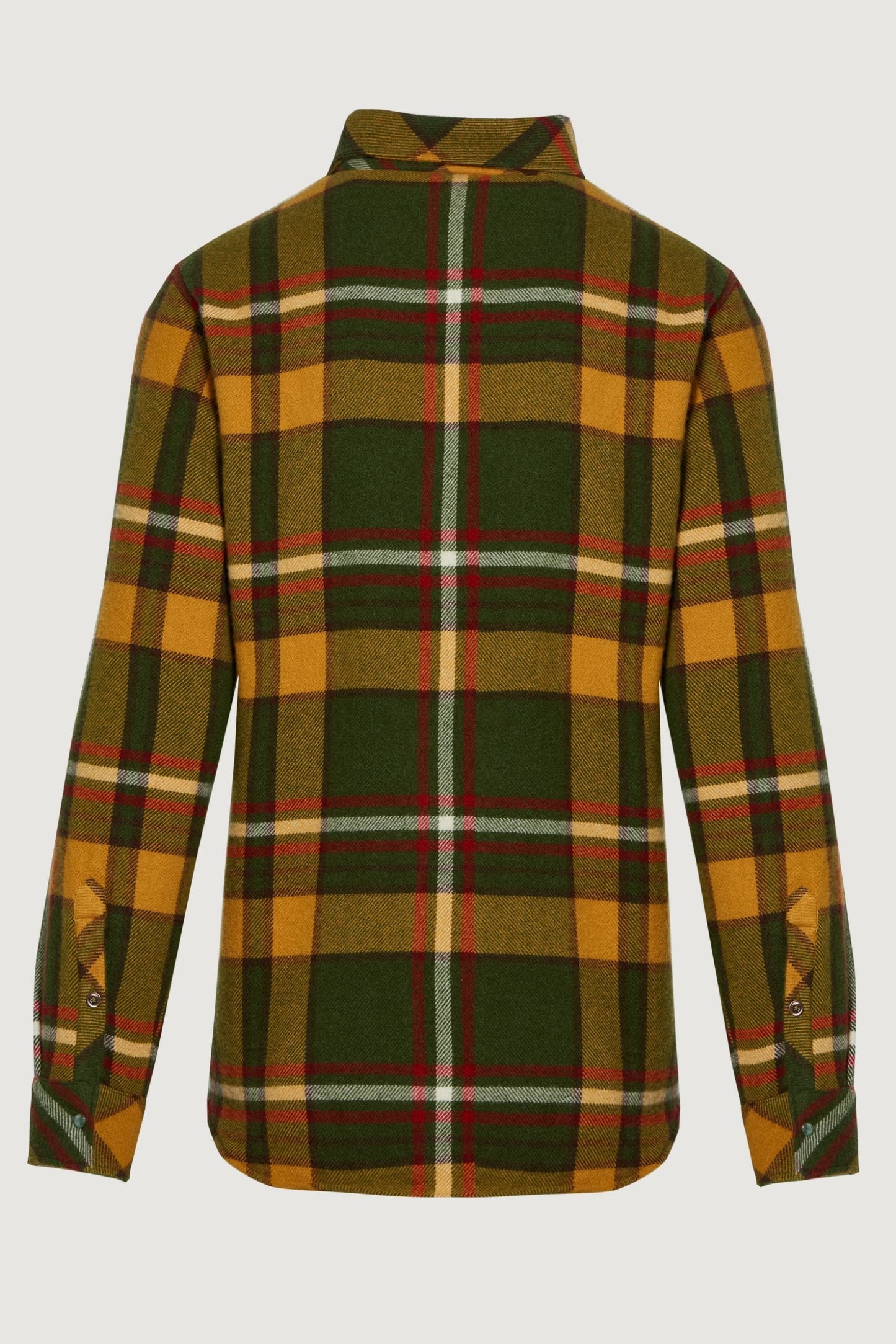 Hunter Green Tartan Cashmere Shirt
