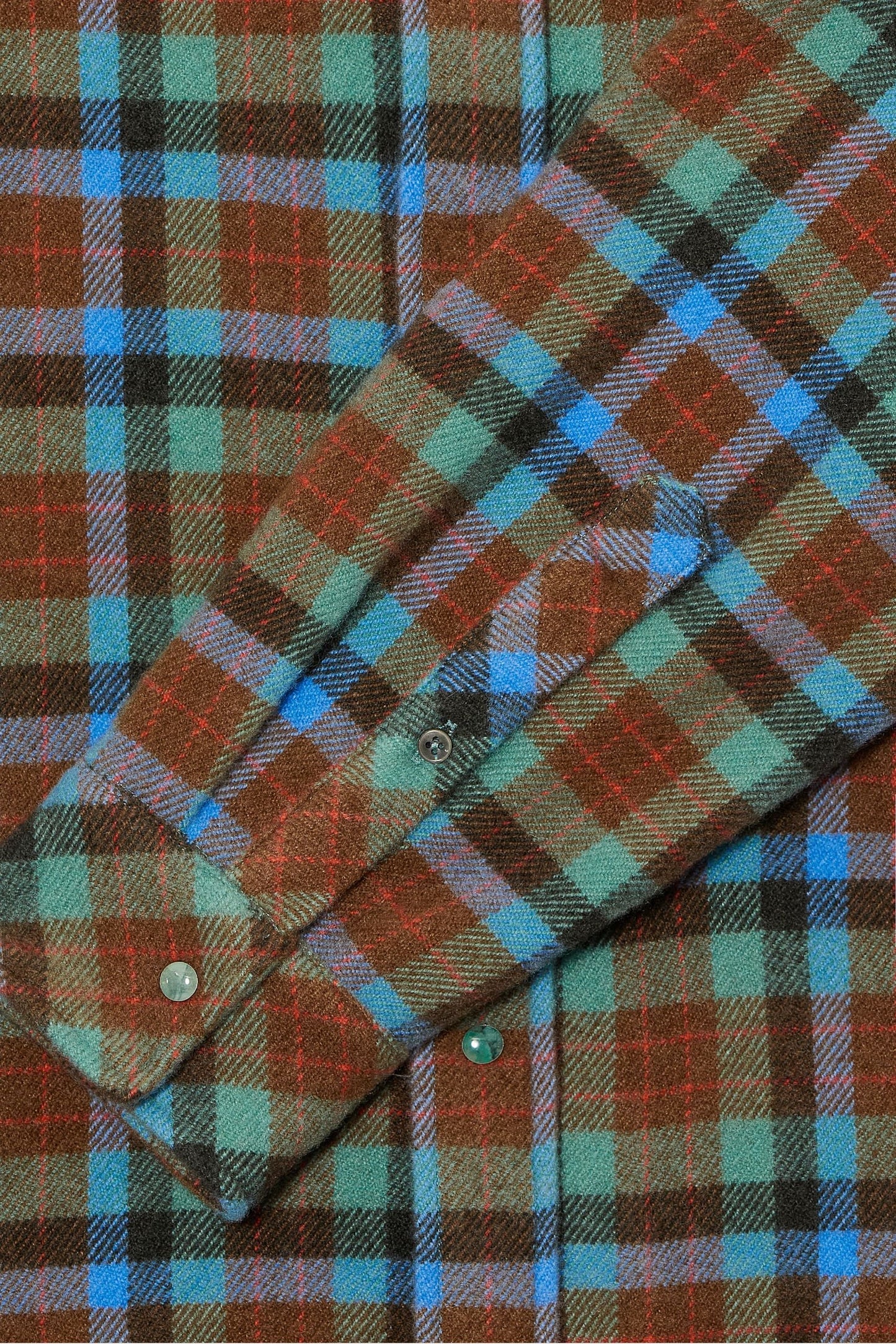 Moss Tartan Cashmere Shirt