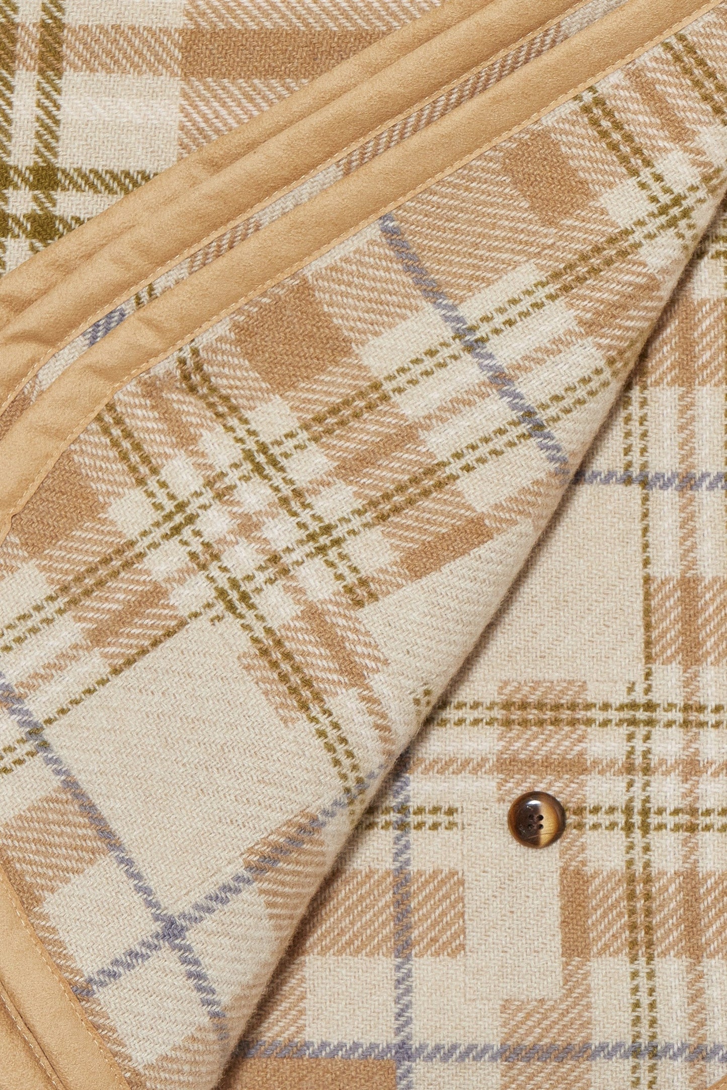 Patchwork Tartan Cashmere Blanket