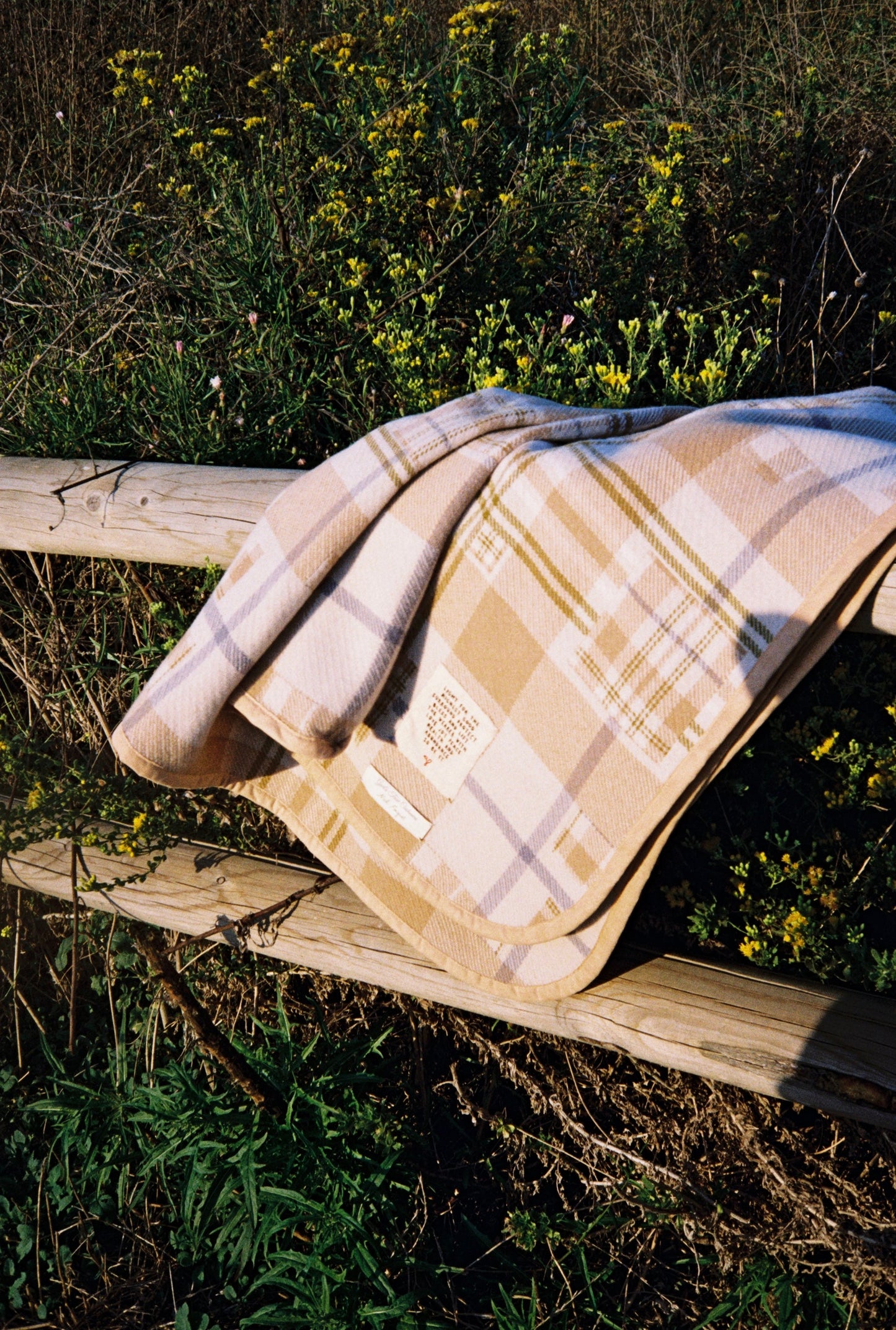 Patchwork Tartan Cashmere Blanket