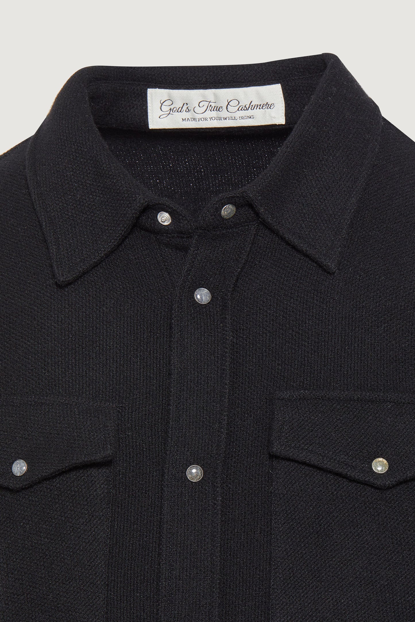 Black Cashmere Shirt