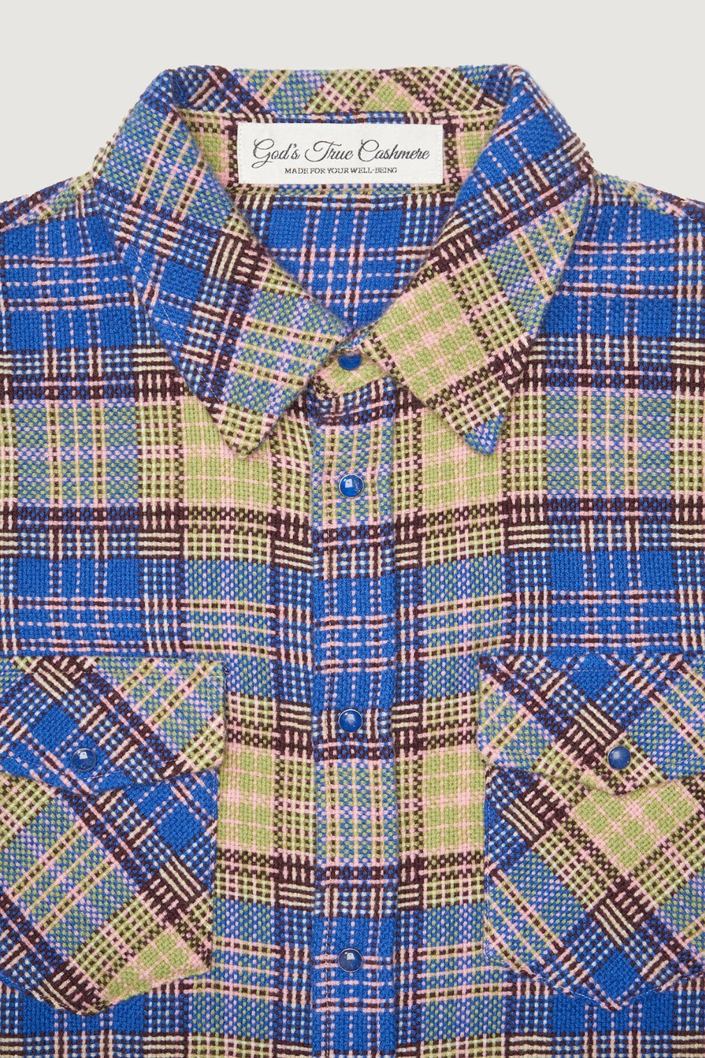 Dune Tartan Cashmere Shirt