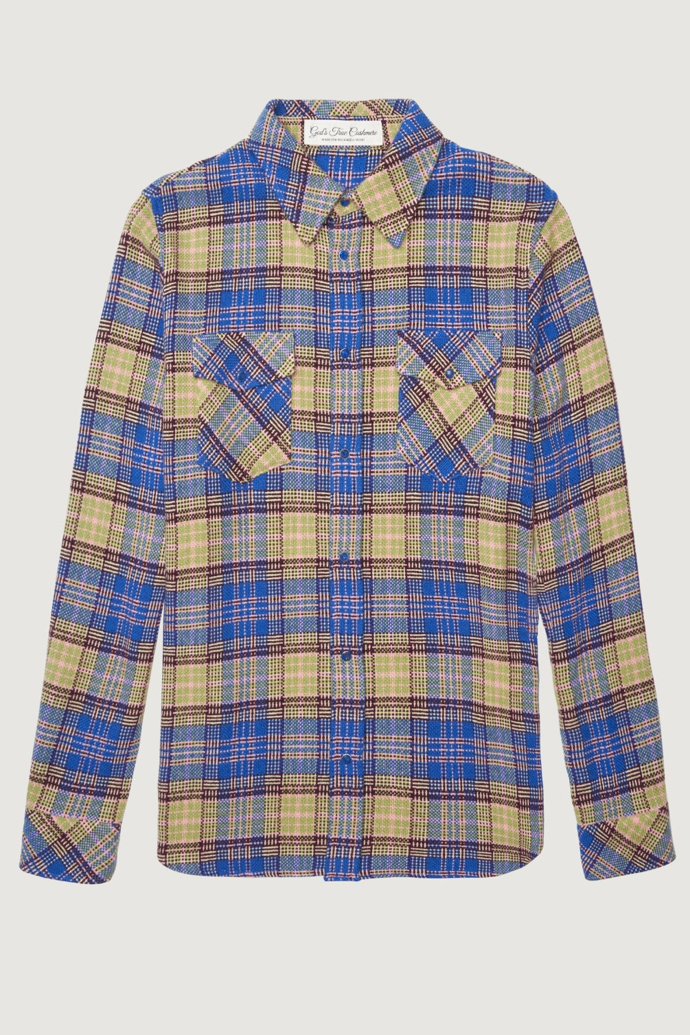 Dune Tartan Cashmere Shirt