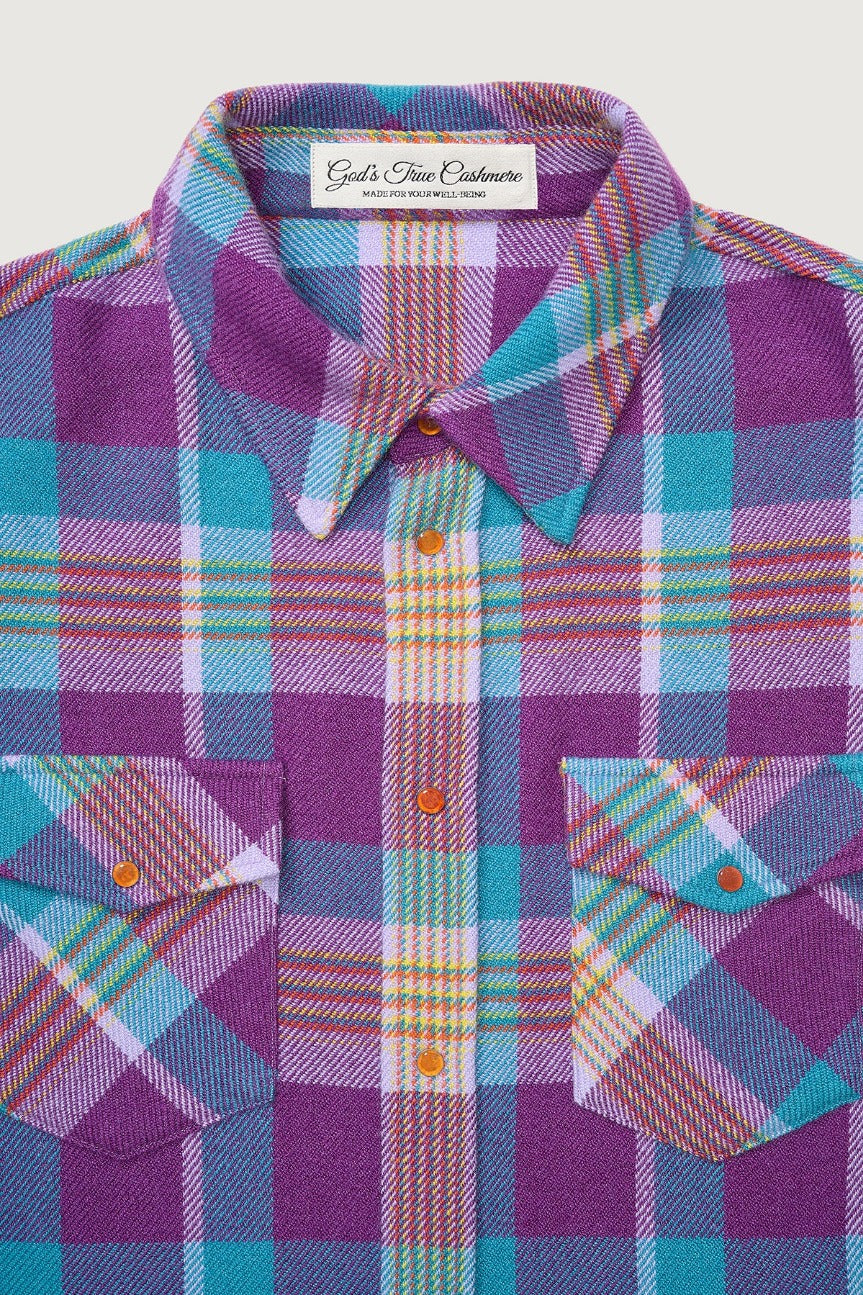 Jean's Glade Tartan Cashmere Shirt