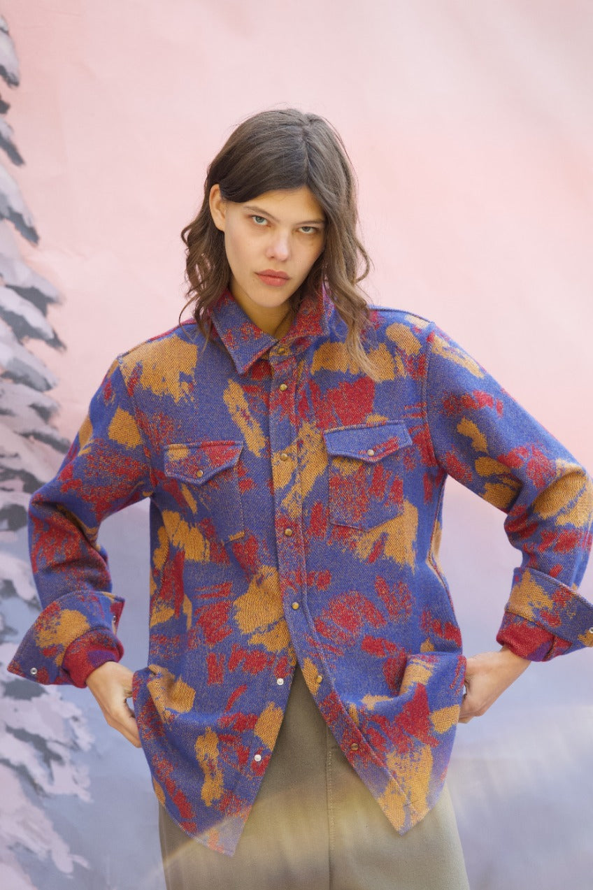 Sipapu Jacquard Cashmere Shirt