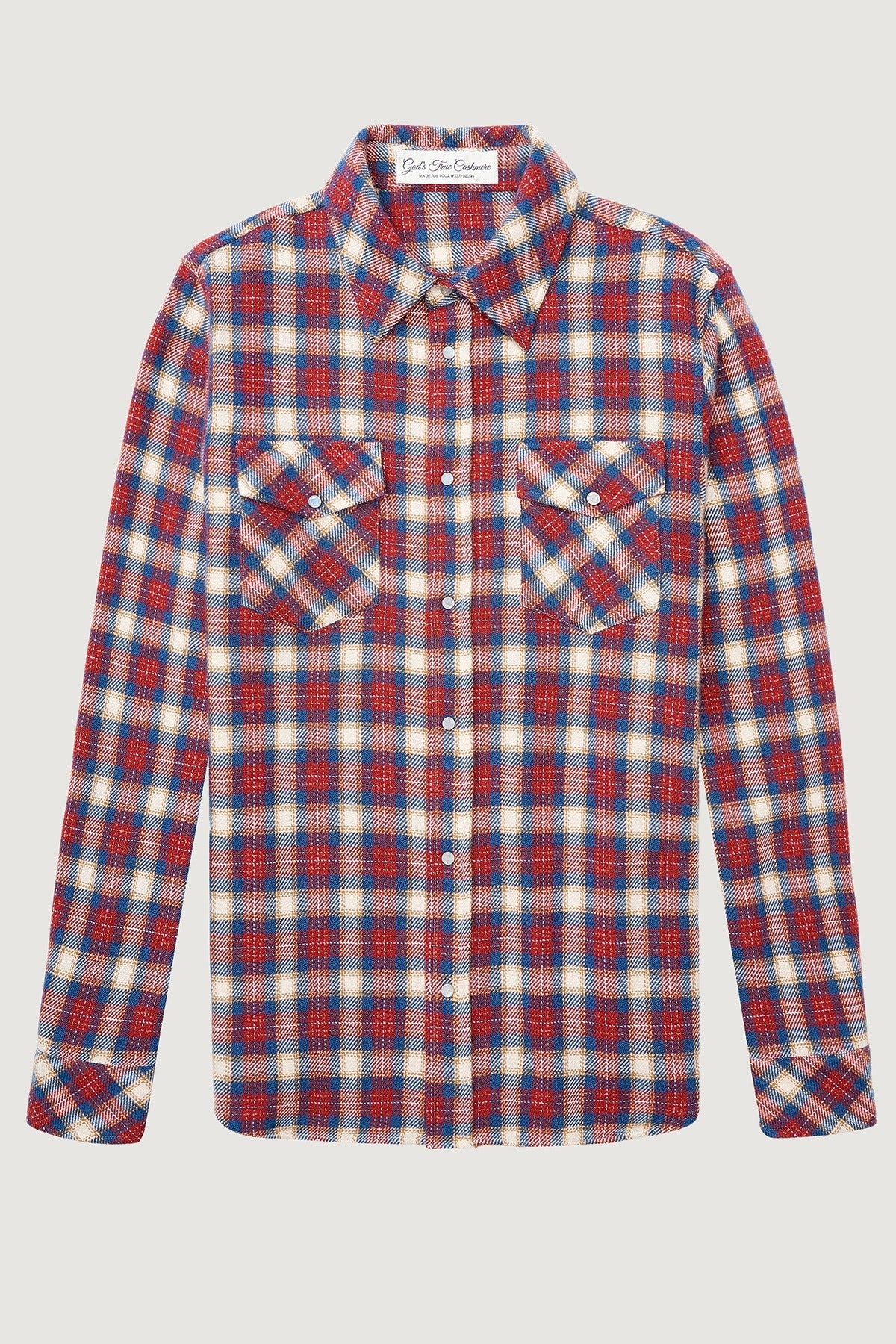 Ski Santa Fe Tartan Cashmere Shirt