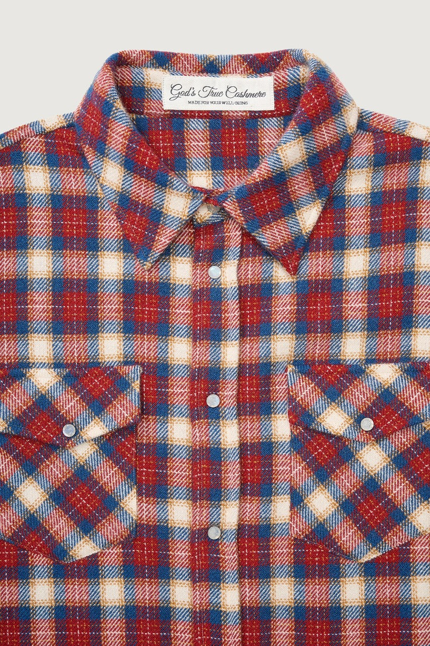 Ski Santa Fe Tartan Cashmere Shirt