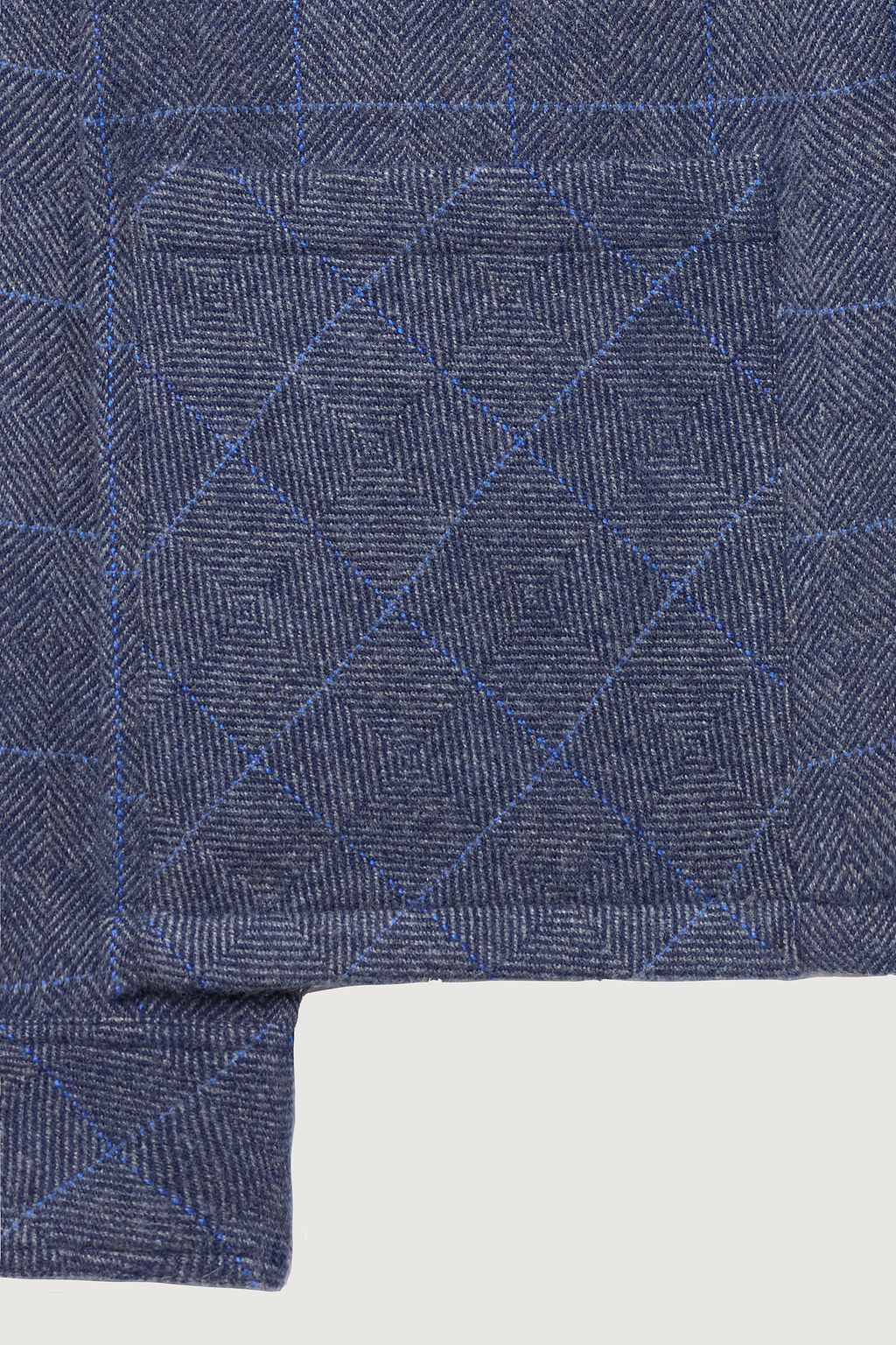 Wizard Herringbone Cashmere Lounge Jacket
