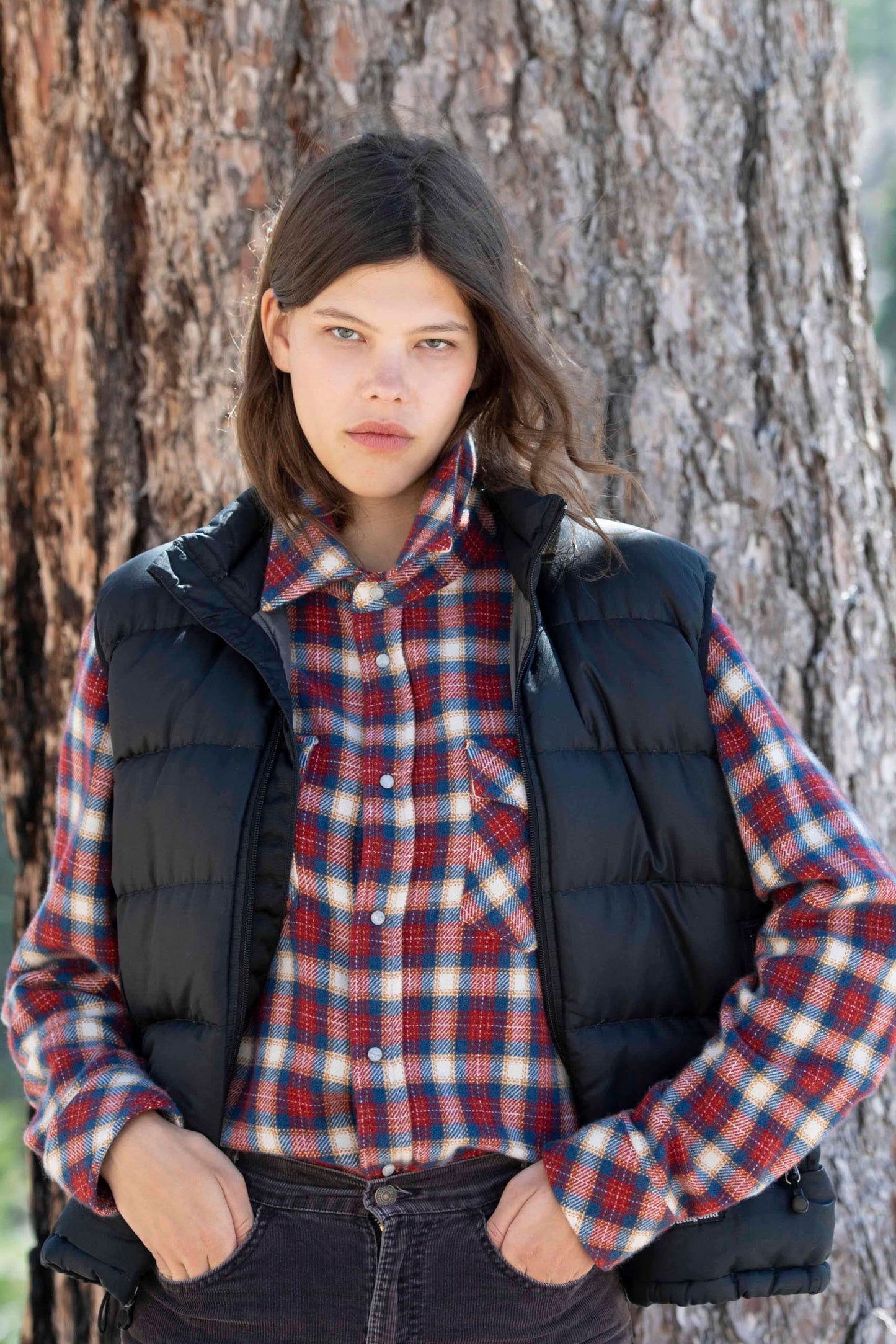 Ski Santa Fe Tartan Cashmere Shirt