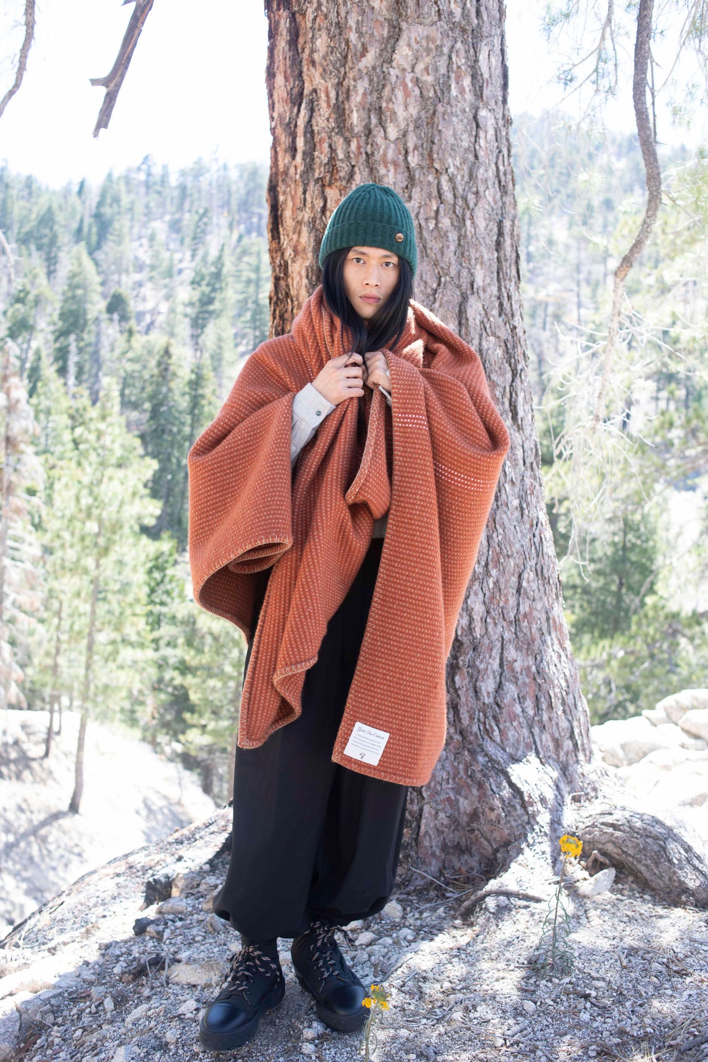 Molly Hogan Forest Cashmere Beanie