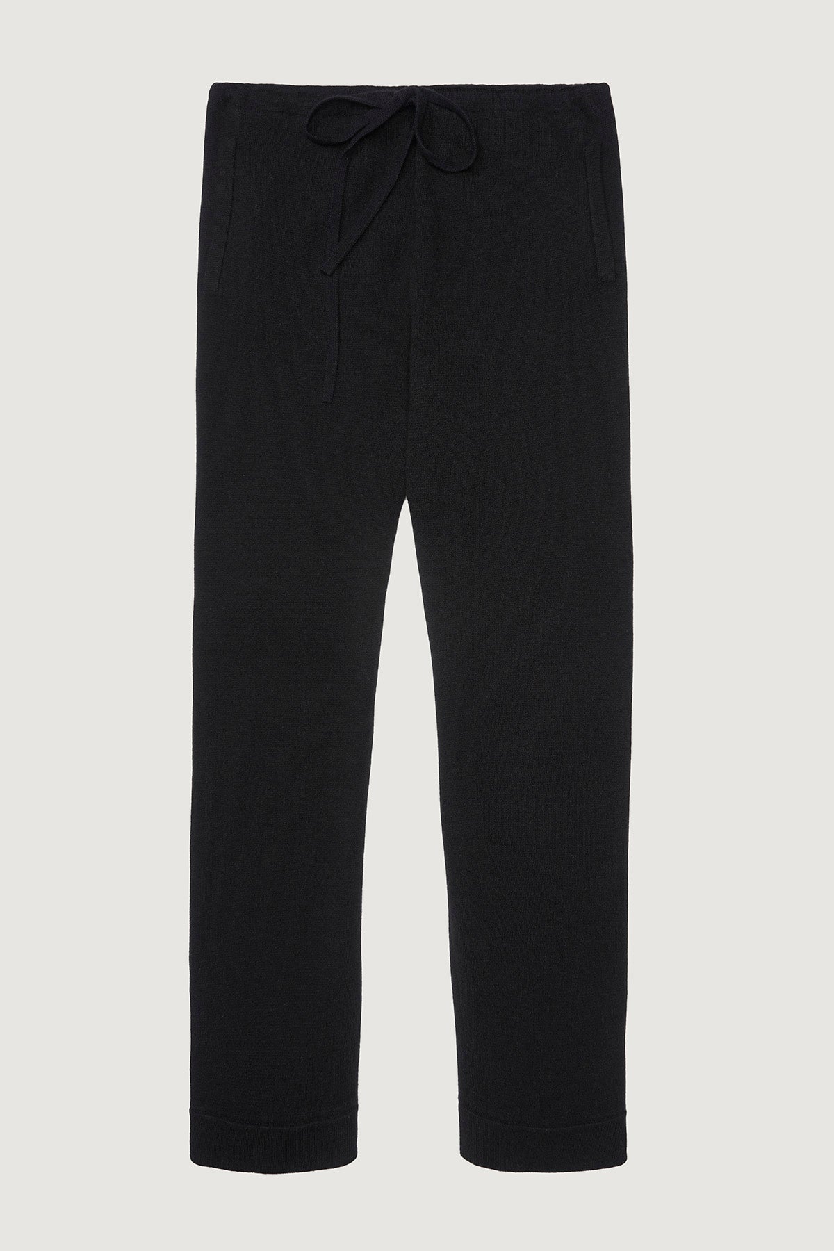 Black Milano Cashmere Knit Pant