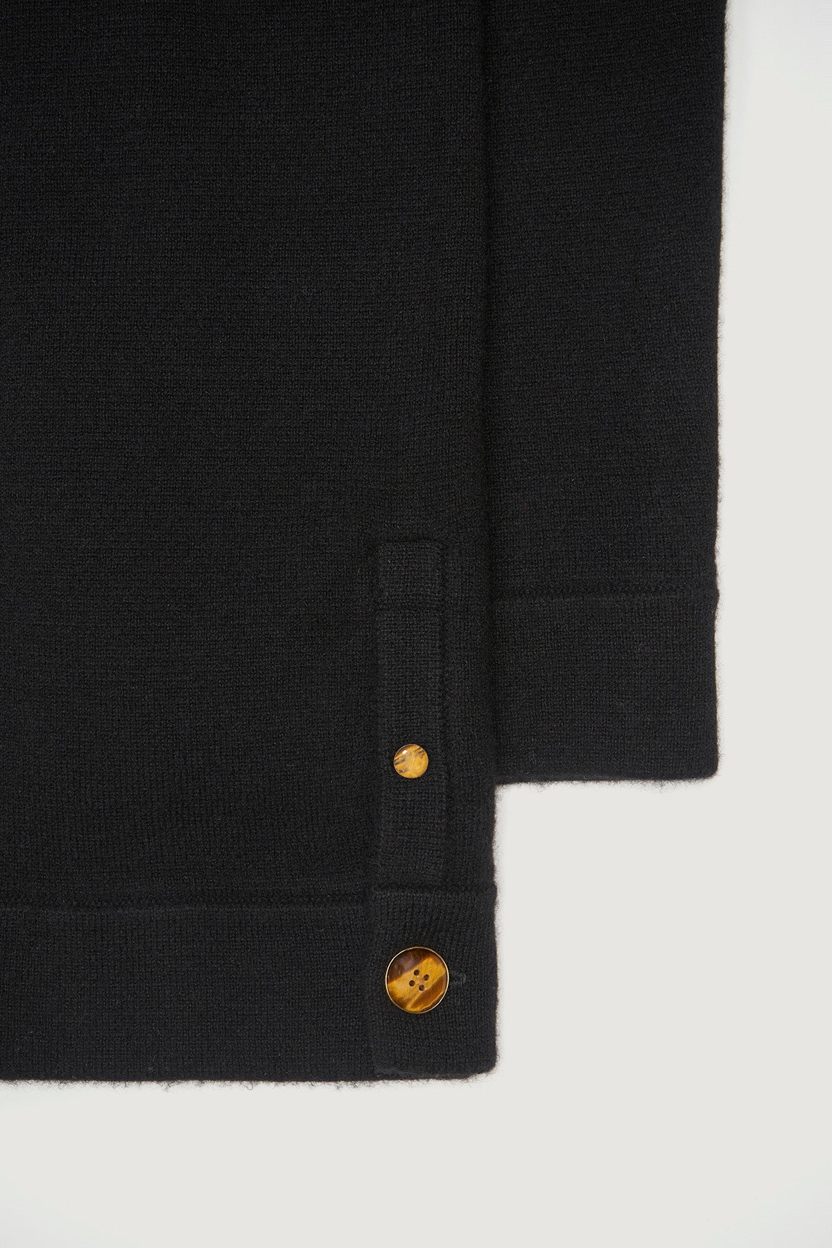 Black Milano Cashmere Knit Pant