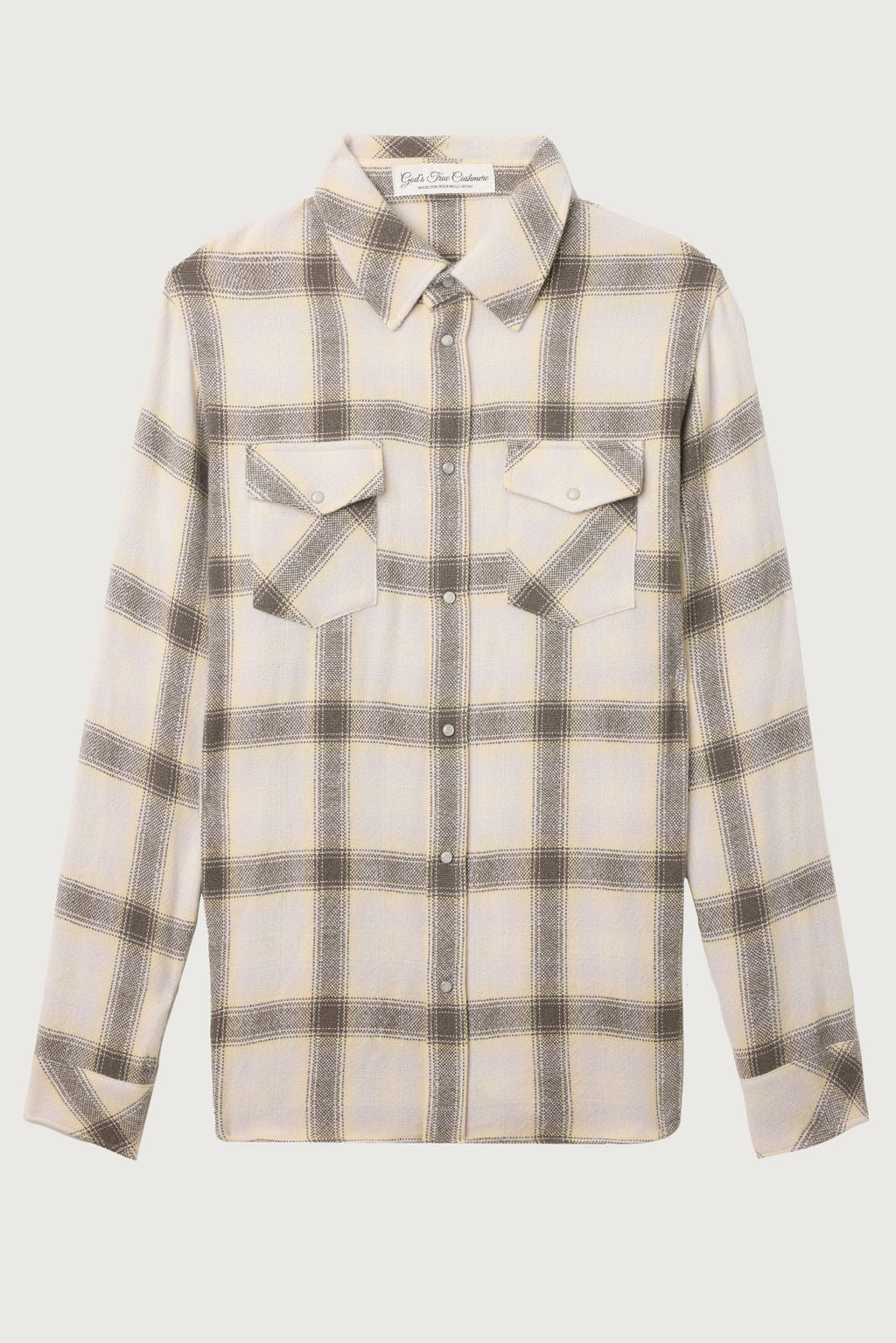 Moon Tartan Cashmere Shirt