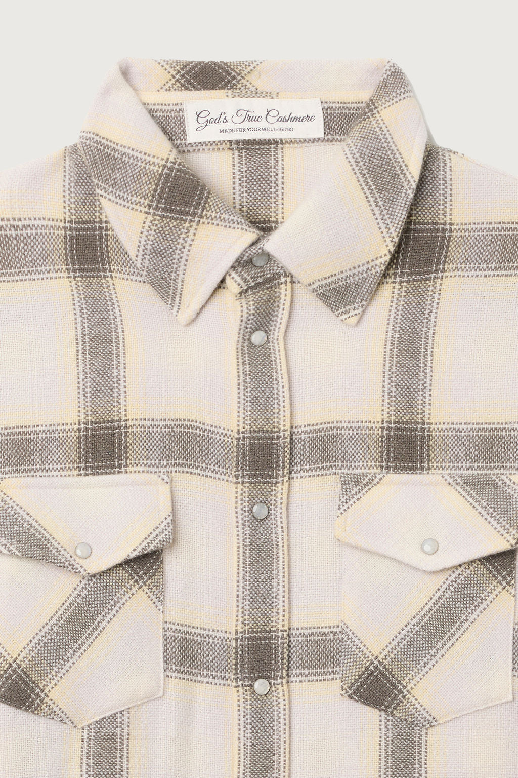 Moon Tartan Cashmere Shirt