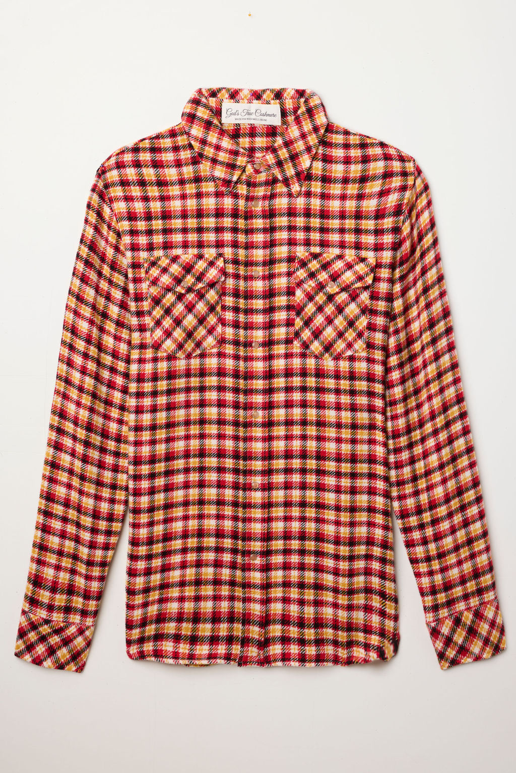 Time Tartan Cashmere Shirt