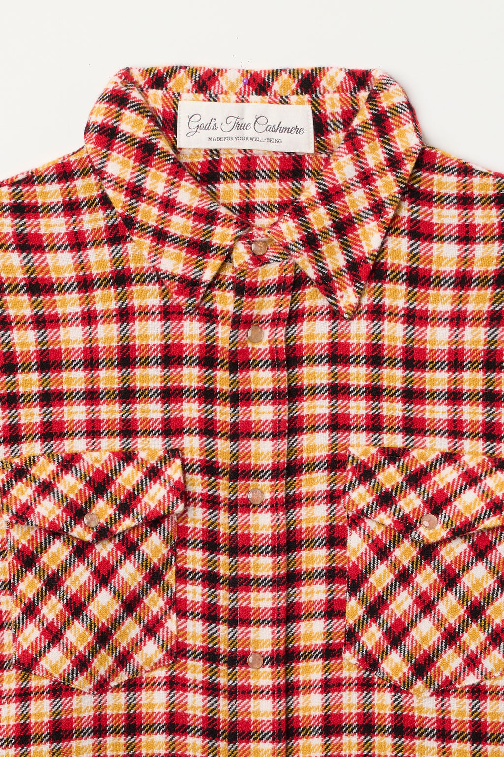 Time Tartan Cashmere Shirt