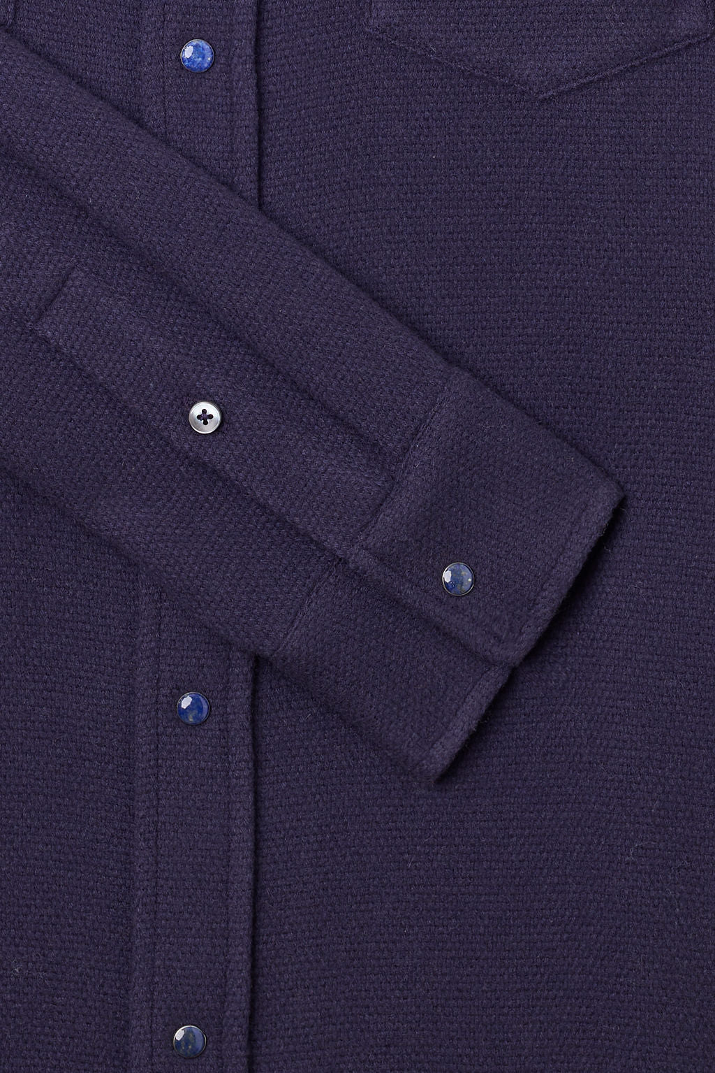 Midnight Sea Cashmere Shirt
