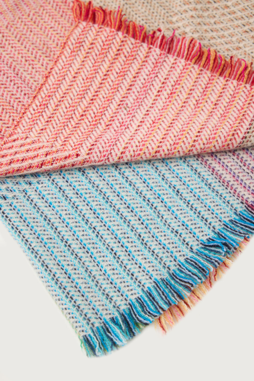 Rainbow Cashmere Blanket