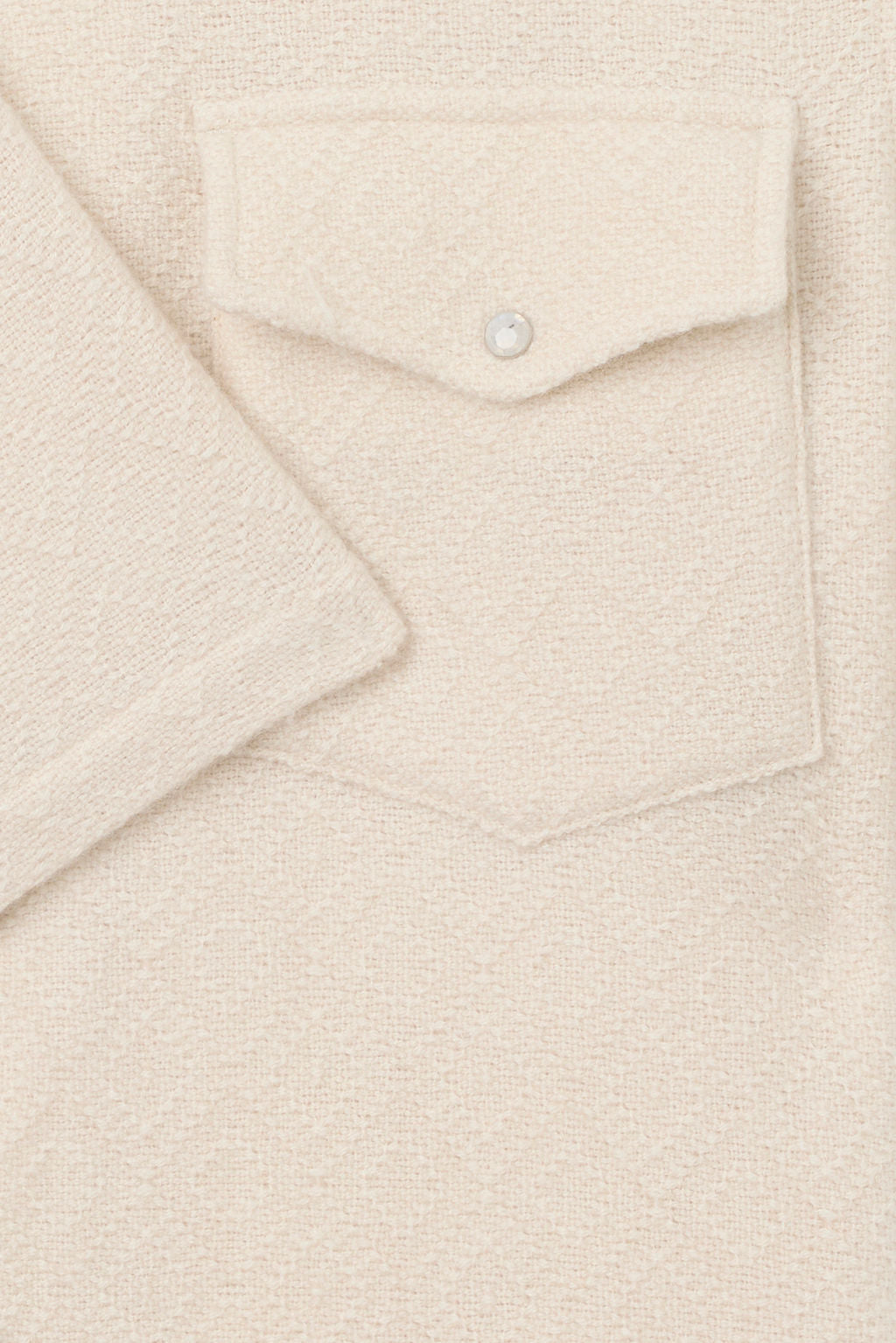 Diamond Cashmere Short Sleeve Shirt