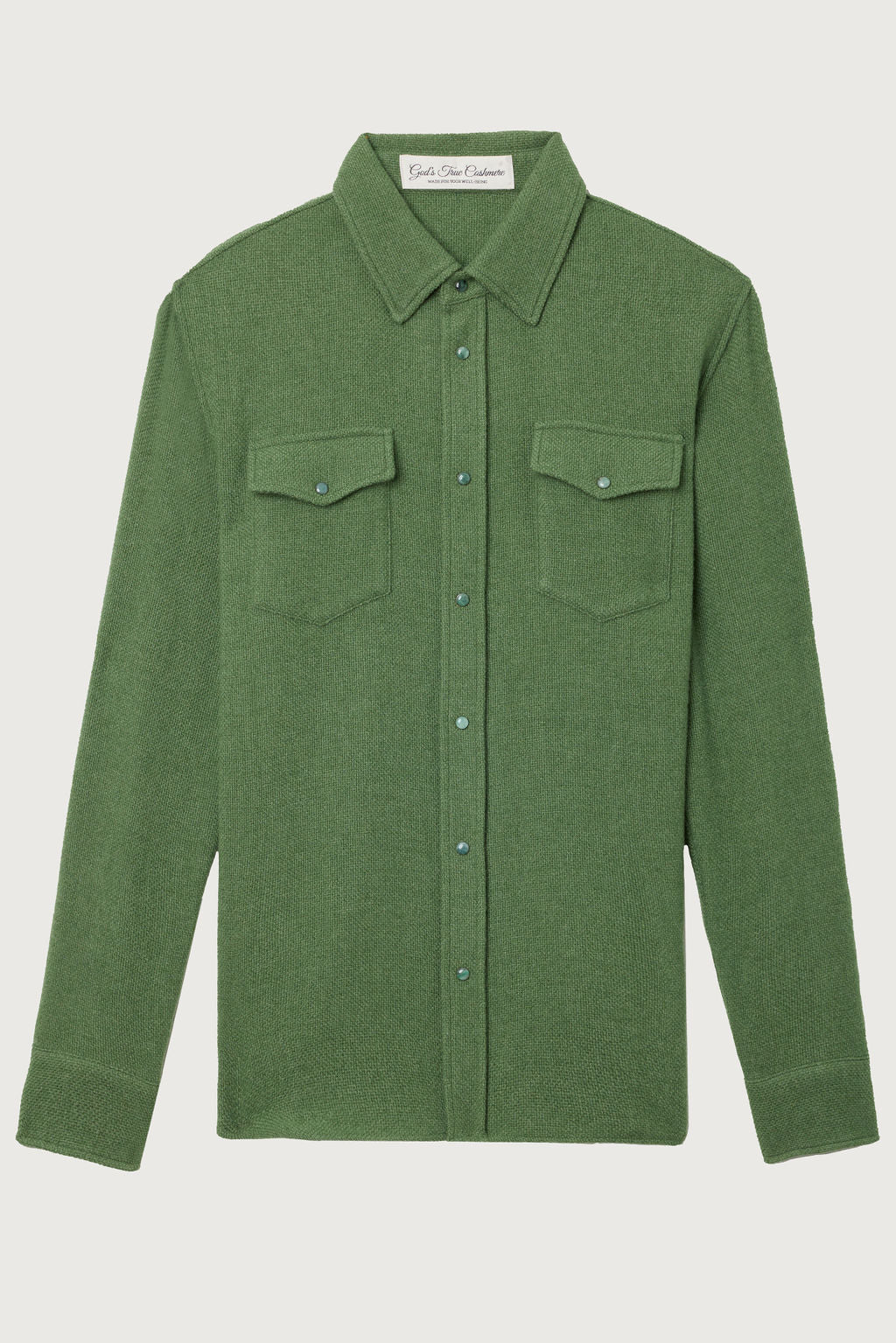 Willow Green Cashmere Shirt