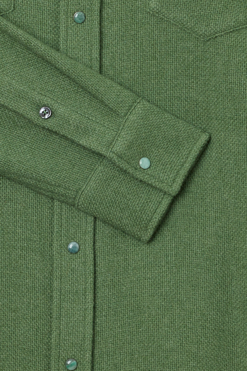 Willow Green Cashmere Shirt