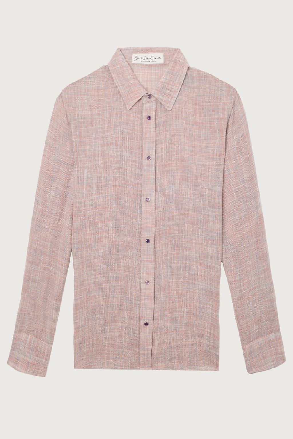 Space Dye Gauze Cashmere Shirt
