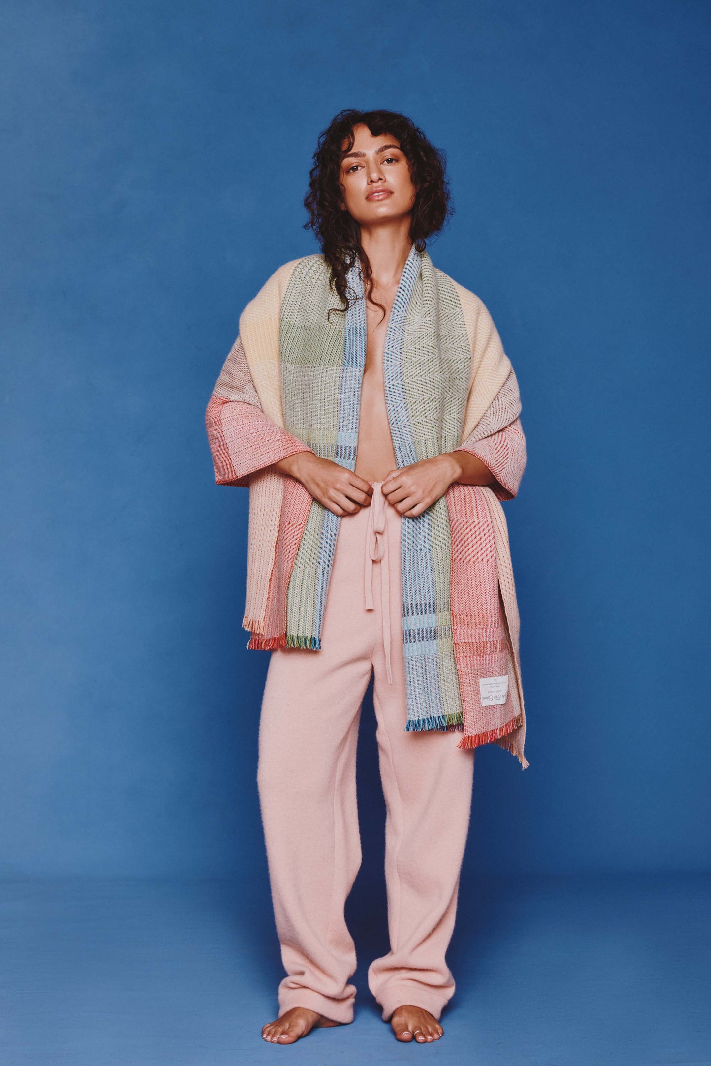 Rainbow Cashmere Blanket