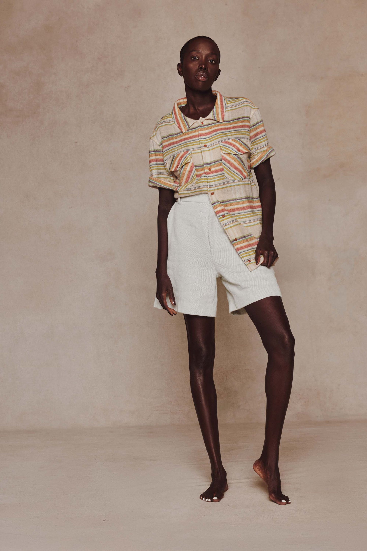 Seaside Gauze Cashmere Shirt