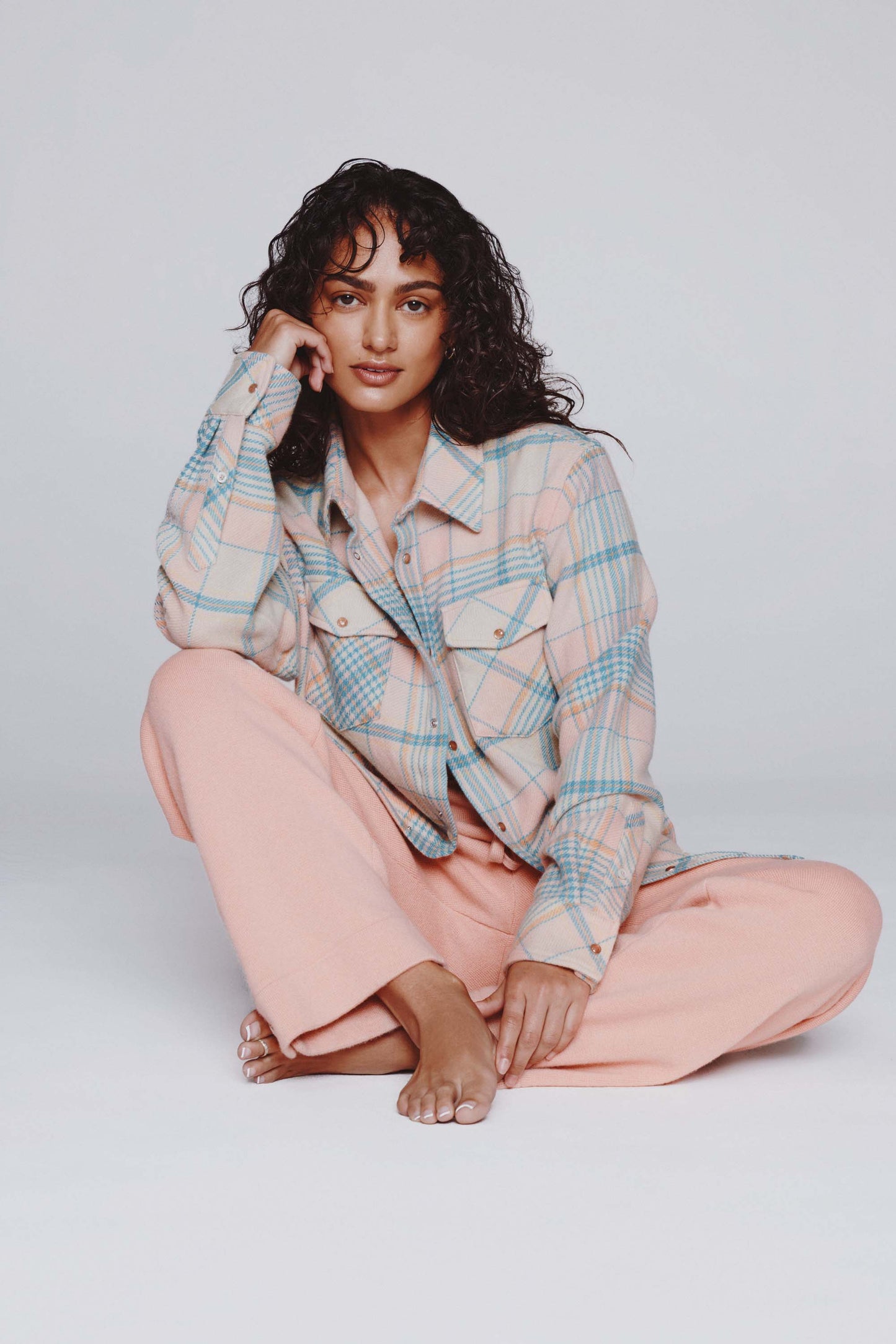Lover Tartan Cashmere Shirt