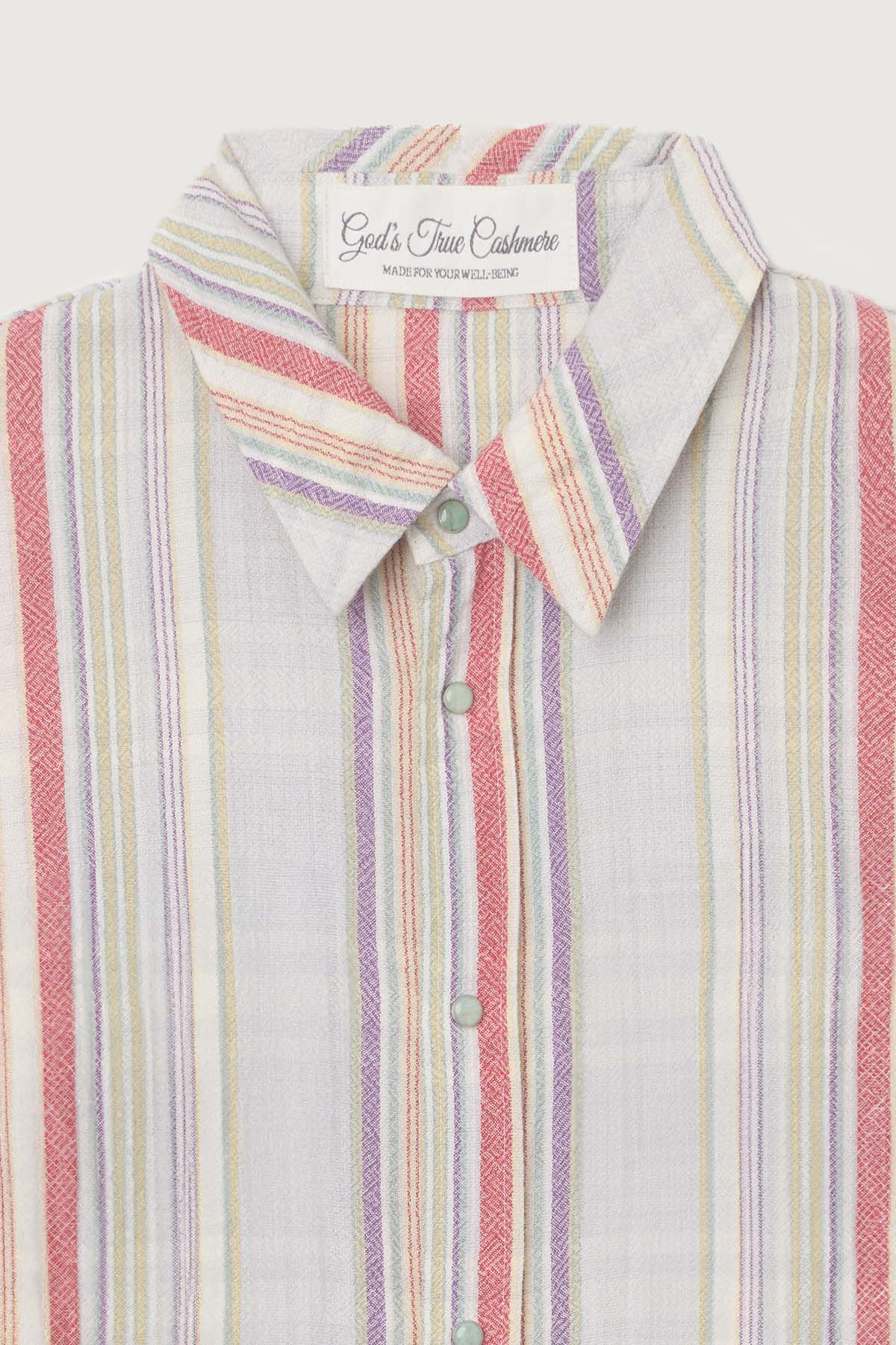 Ruler Gauze Cashmere Shirt