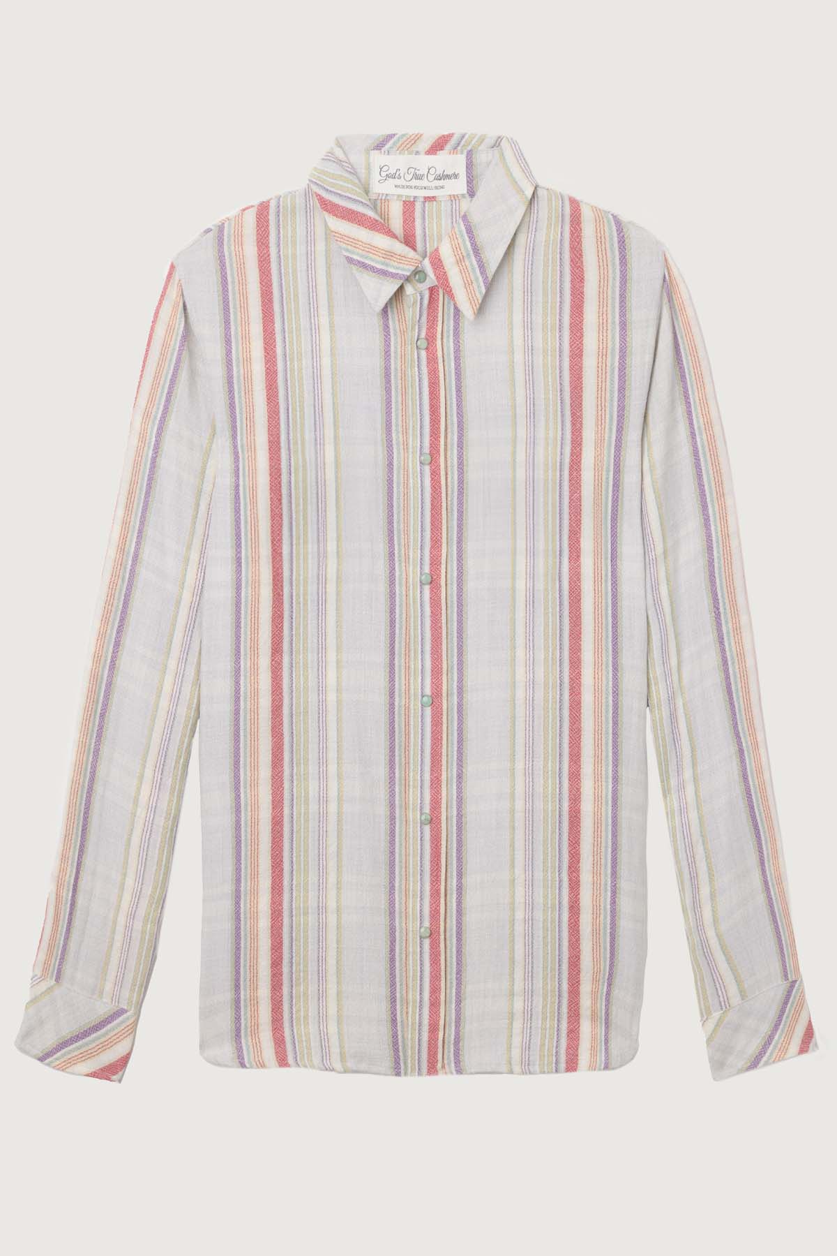 Ruler Gauze Cashmere Shirt
