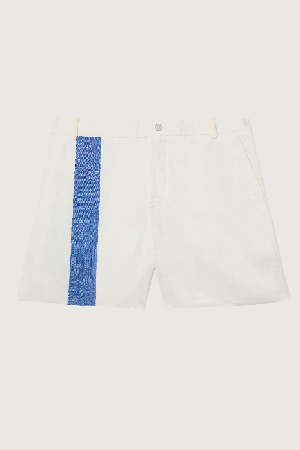 Ivory Racer Linen Short