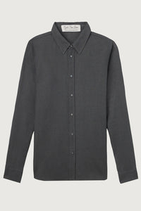 Charcoal Linen Shirt