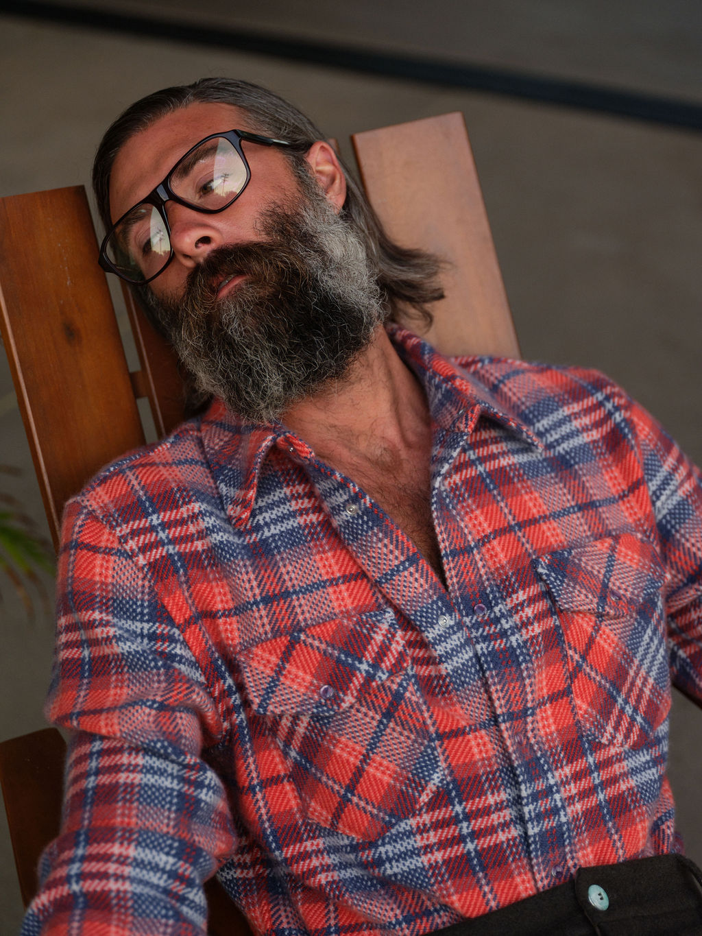 Americana Tartan Cashmere Shirt