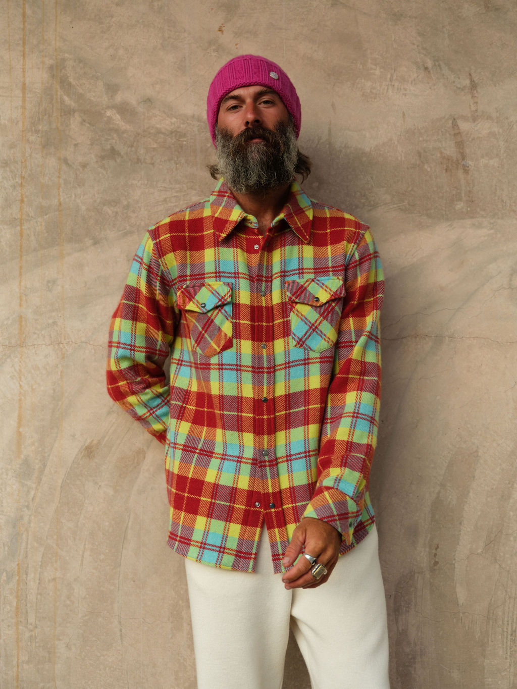 Mod Tartan Cashmere Shirt