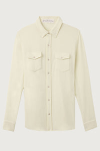 Porcelain Solid Cashmere Shirt