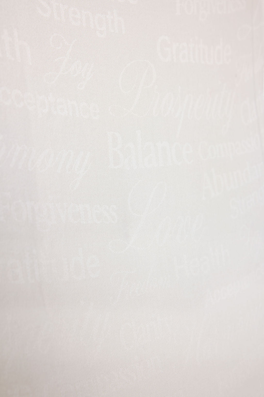 Ivory Affirmations Cashmere Scarf