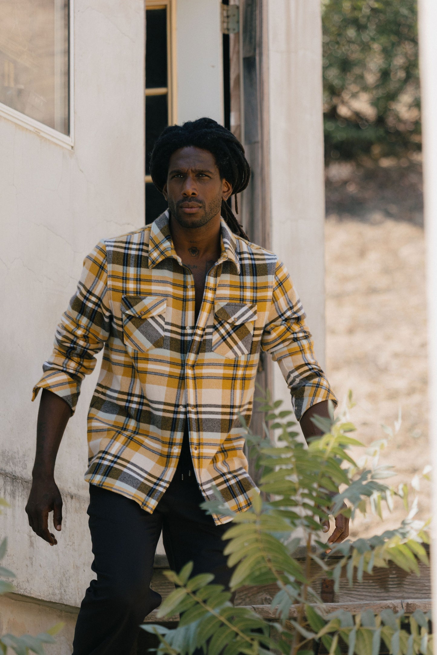 Abundance Tartan Cashmere Shirt