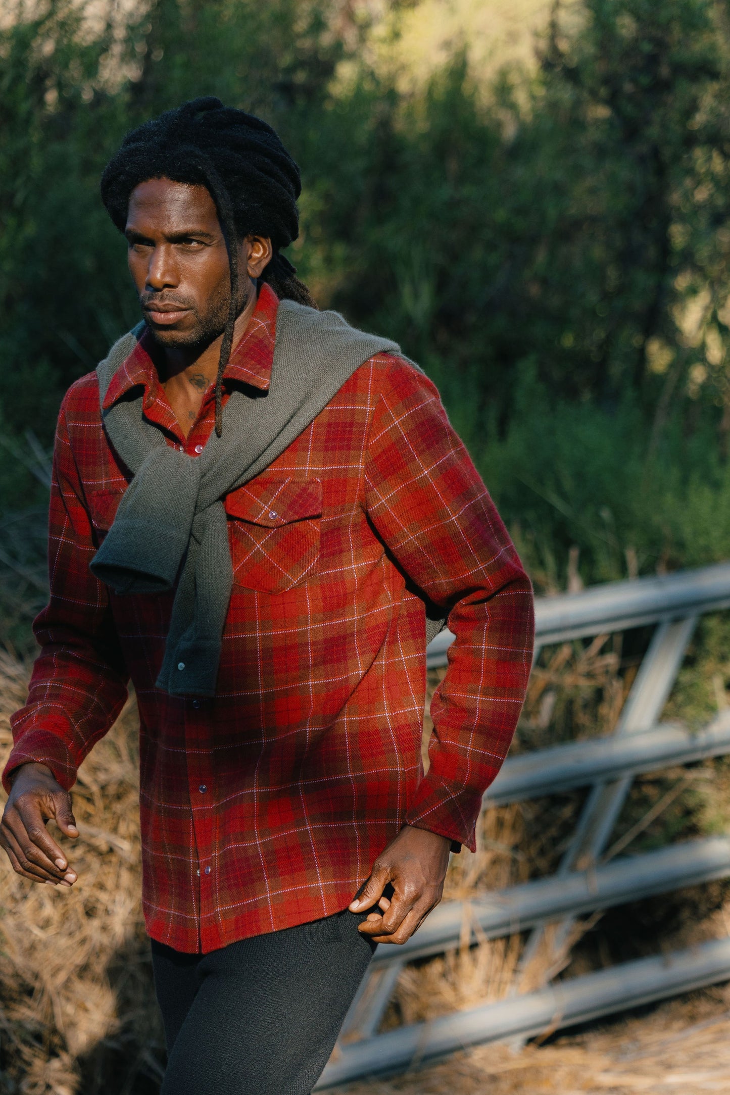 Love Tartan Cashmere Shirt