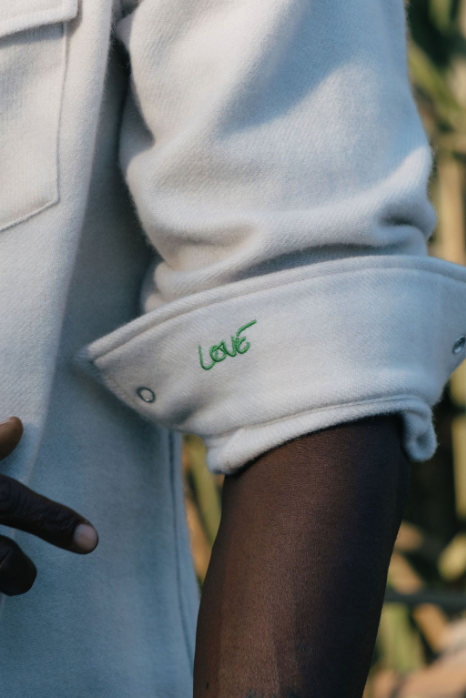 Clarity Ombre Cashmere Shirt