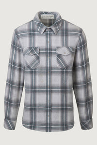 Cloud Light Tartan Cashmere Shirt