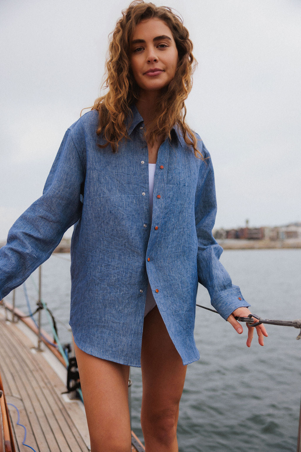 Linen Denim Shirt