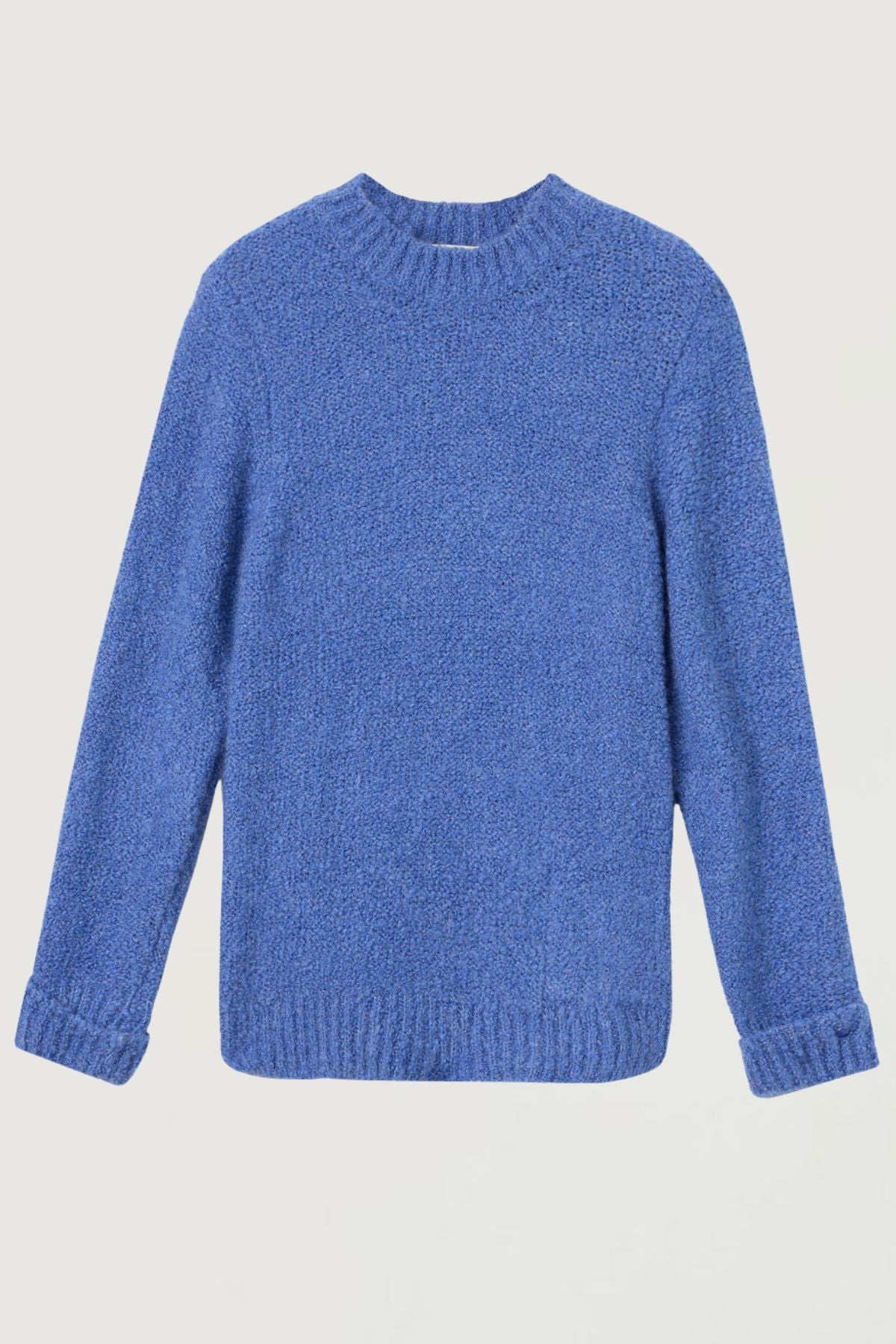 Denim Blue Cashmere Cloud Sweater – God's True Cashmere
