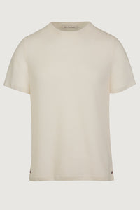Ivory Classic Cashmere Knit T-Shirt