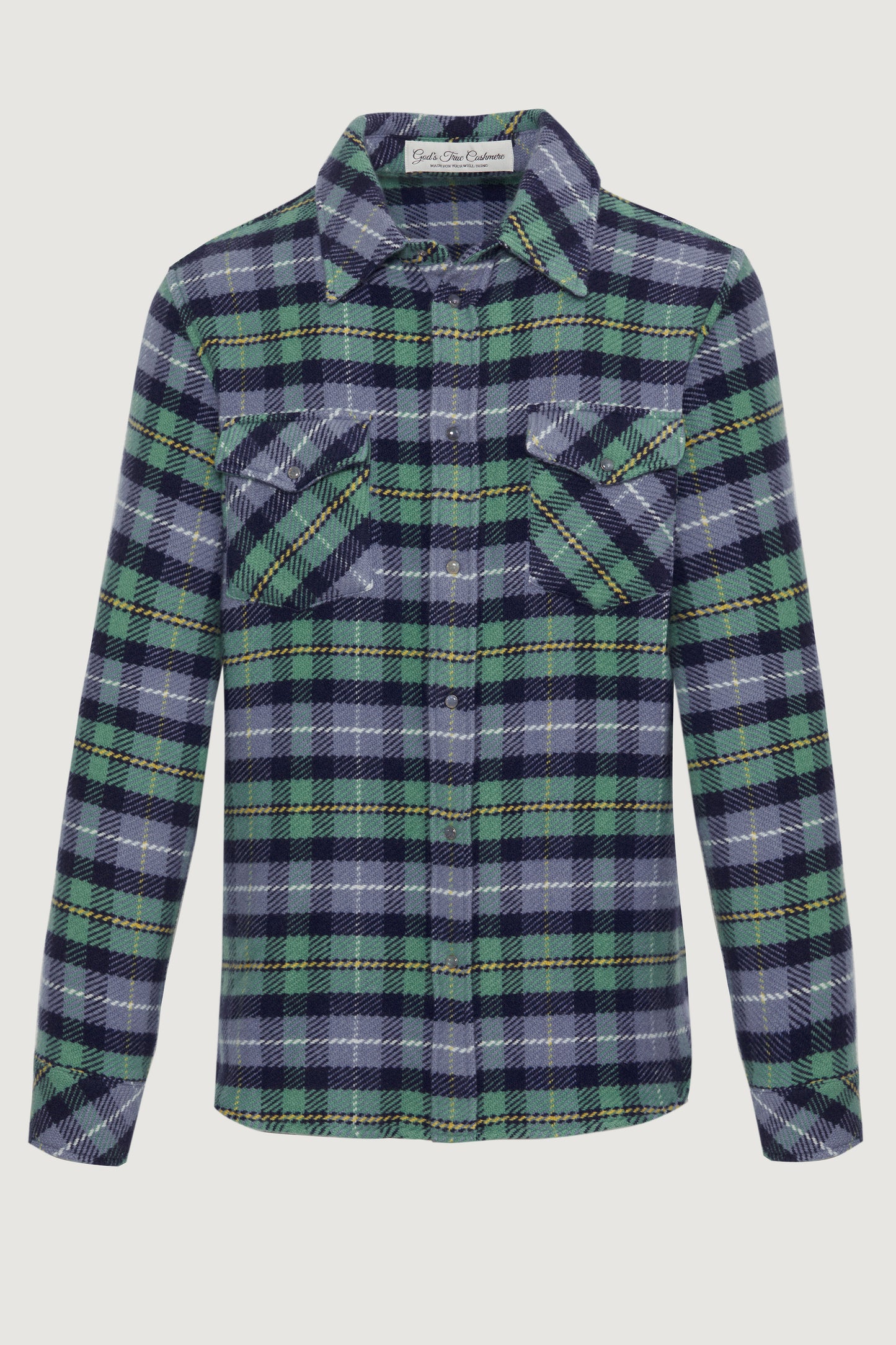 Lake Tartan Cashmere Shirt
