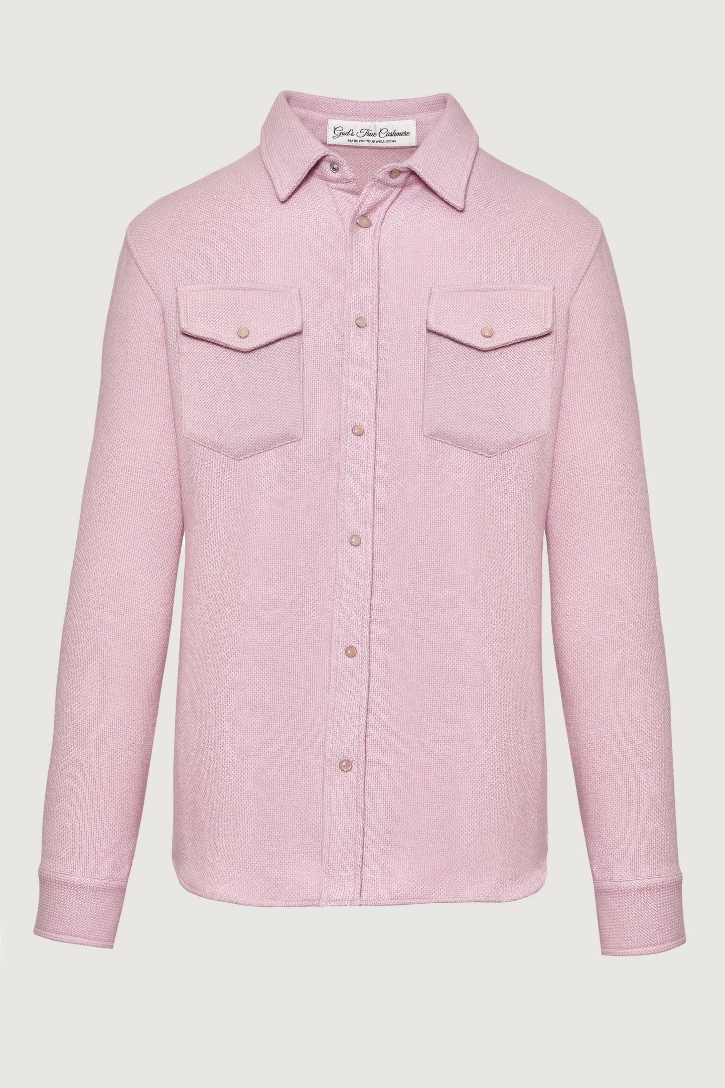 Dusty Rose Cashmere Shirt
