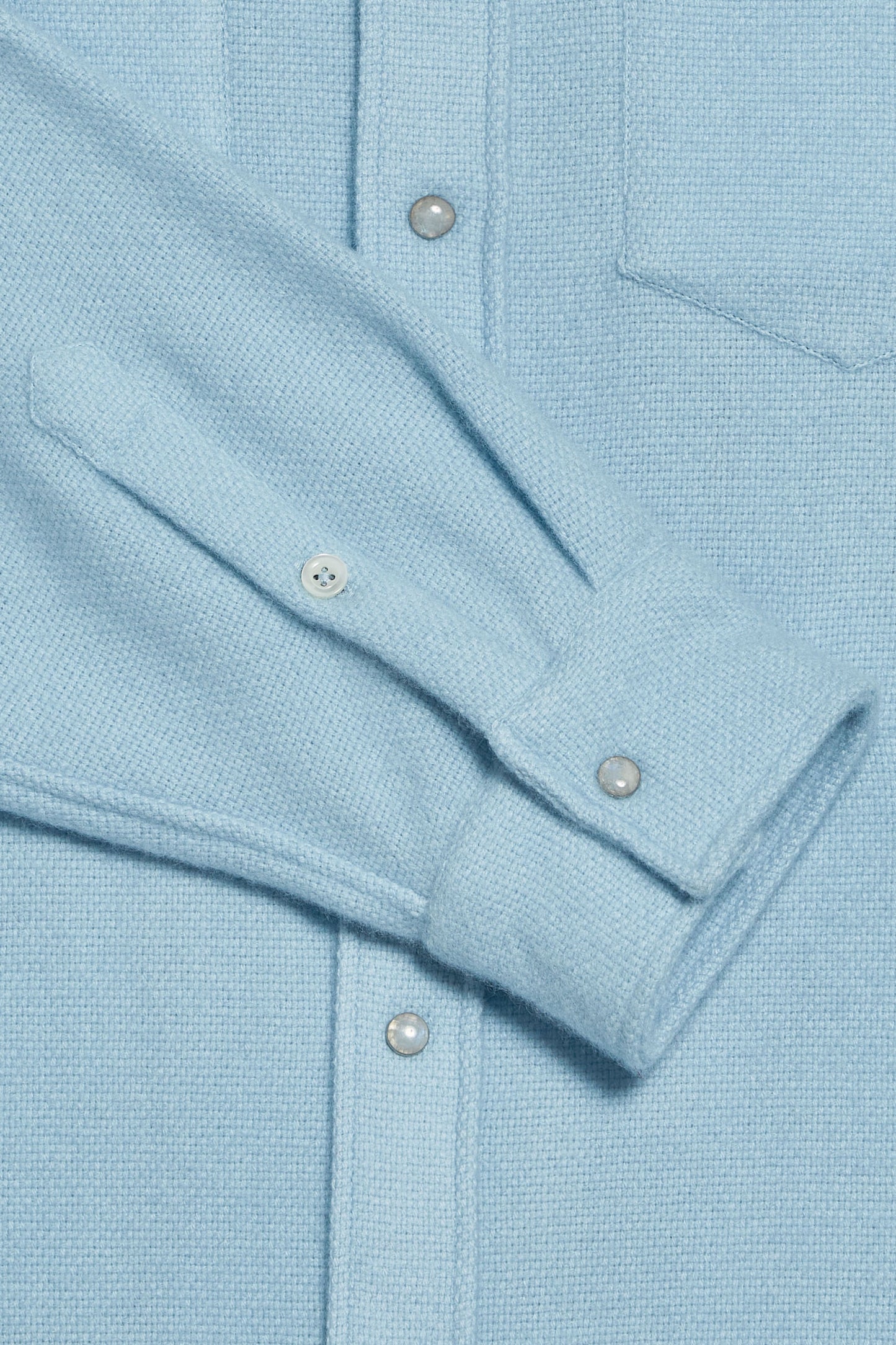 Azure Cashmere Shirt