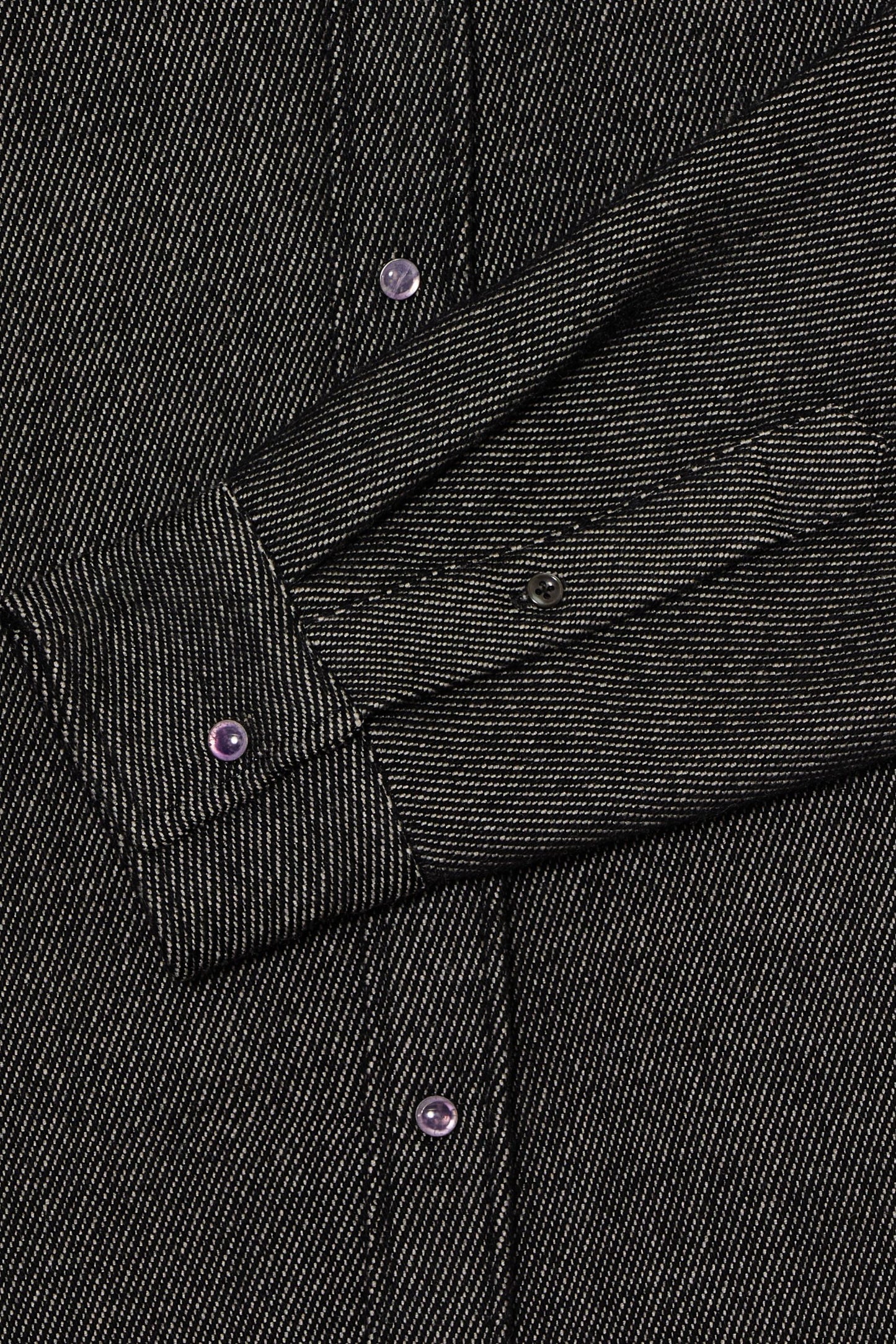 Black Denim Cashmere Shirt